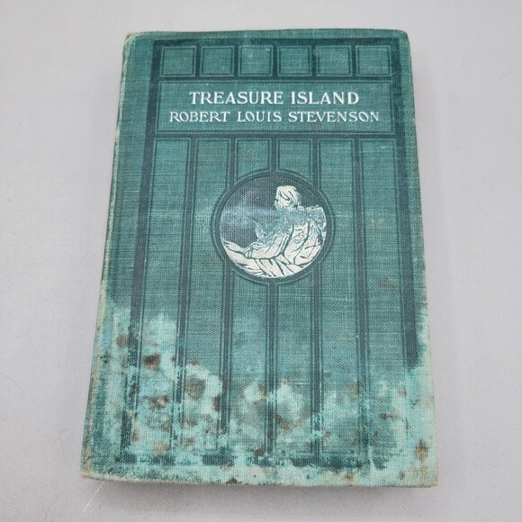 Antique Robert Louis Stevenson Hardcover Book Set of 6 AS IS - Picture 3 of 13